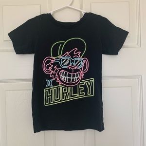 Hurley Kids neon glow in the dark t-shirt